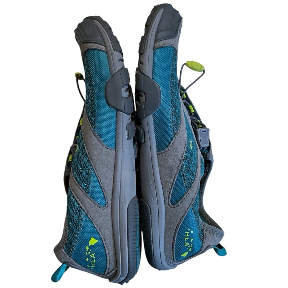 Olukai Women's Size 8 Eleu Trainer Hiking Water Shoes Single Pull Lace Gray Teal - Picture 5 of 11